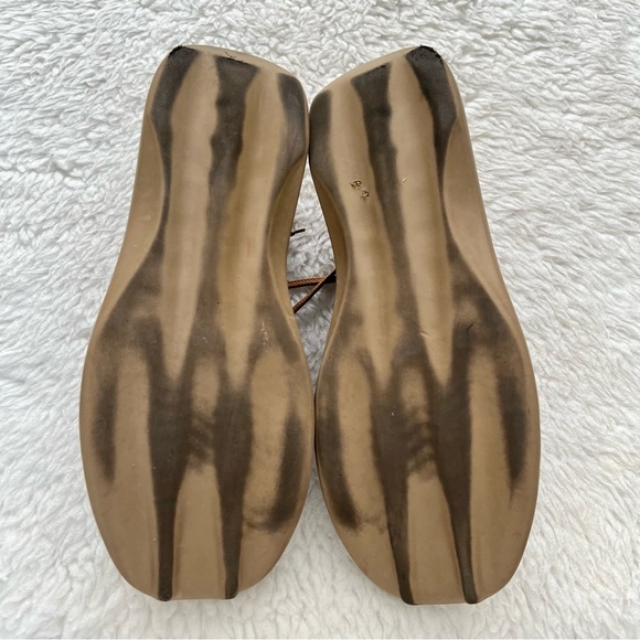 Reaction Kenneth Cole 2 Tone Red/Brown Leather Lace Up Chunky Shoes Size 9.5 M - Picture 12 of 12